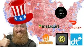 Delivering Election Day Live Ridealong: Zifty DeliverThat Doordash Ubereats Instacart