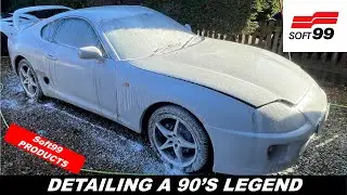 Dirty Toyota Supra ASMR Full Detail - Soft99 products