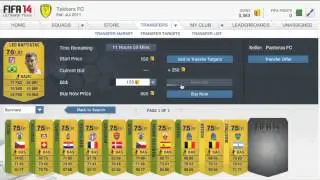 FIFA 14 Ultimate Team - How to Make Fast Coins With Little Money Ep.1