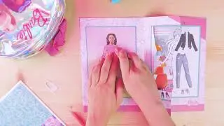BARBIE FASHION COLOURING BACKPACK