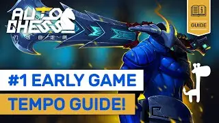 #1 EARLY GAME TEMPO GUIDE! Dota Auto Chess QUEEN