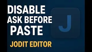 Disable Ask Before Paste in Jodit Editor (Next.js Guide)