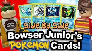 Lego SML: Bowser Junior's Pokemon Cards! (Side By Side)
