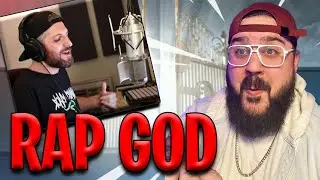 FIRST TIME HEARING RAP GOD!!! Harry Mack Reaction!!