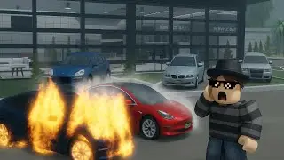 *ОГРОМНЫЙ* ПОЖАРНЫЙ ВЫХОД из нового автосалона в Скоттсдейле, Аризона, Roblox Roleplay
