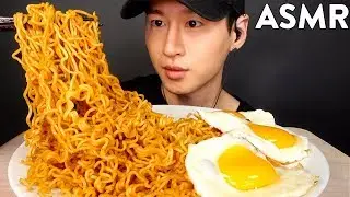 ASMR SPICY INDOMIE GORENG NOODLES MUKBANG (No Talking) COOKING & EATING SOUNDS | Zach Choi ASMR