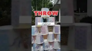 THROW  BALL CHALLENGE 🏐🏀🥎#shorts #short #youtubeshorts  #ffcmedia #funny #challenge #trending