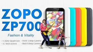 ZOPO ZP700 Обзор смартфона на чипе МТК6582
