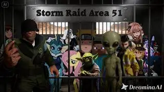 Reeditado - Ataque Tempestuoso a Area 51(Storm Raid Area 51 Meme)