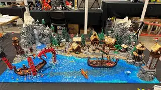LEGO Viking Village - Brickworld Chicago 2025