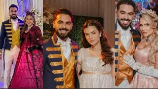 Carlos Adyan  celebró su cumpleaños al estilo Bridgerton con Nadia Ferreira, Ninel Conde y otros más