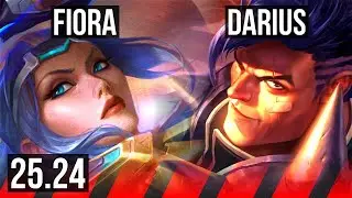 FIORA vs DARIUS (TOP) | Good KDA: 17/2/8, 43K damage | KR Diamond | 25.24