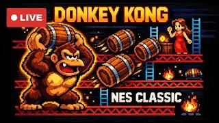 Donkey Kong Classic Gameplay | Retro NES Arcade Game