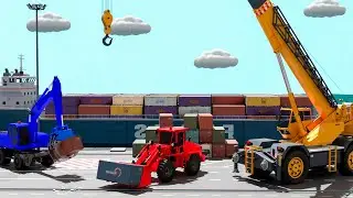 Cargo Operation: One Container Changes the Whole Dockyard 📦⚡ | 3D Animation 🔥