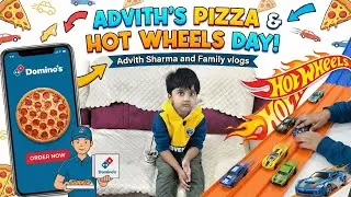 Vlog 5 - Advith ne khud Order kiya Domino's Pizza! 🍕 Hot Wheels Car Race Masti 🏎️