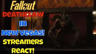 Streamers React! Deathclaw in New Vegas reveal!! Fallout 2x04 #fallout #amazon #amazonprime