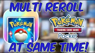 😎🔁HOW TO MULTI REROLL AT SAME TIME IN POKEMON TCG POCKET!