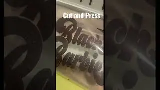 Using my cricuter to cut and a heat press to get it on a t-shirt #cricut