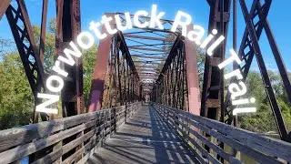 Norwottuck Rail Trail #massachusetts #bikeride #inlineskating