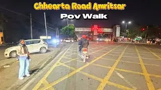 POV Walking on Busy Indian Highway 🇮🇳🛣️ | Heavy Traffic & Real Road Sounds