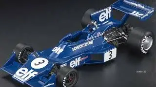 1/18 GPreplicas Tyrrell 007 Swedish GP