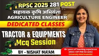 RPSC ASSISTANT AGRICULTURE ENGG OFFICIAL SYLLABUS OUT|FARM MACHINERY MCQ| #rpscaeesyllabusdiscussion