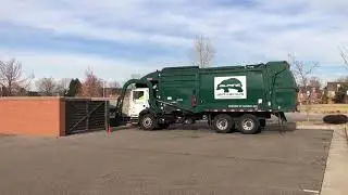 Alpine Waste & Recycling front loader emptying a container