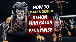 How to make a custom ultimate edition Demon Finn Balor X Pennywise!🔥🔥🔥
