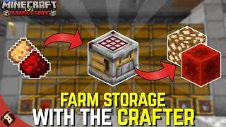 The BEST WAY To Sort, Craft, & Store WITCH FARM DROPS | Minecraft Bedrock Guide 1.21 EP26