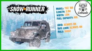 SnowRunner КРУТАЯ ХАЛЯВНАЯ МАШИНА TUZ 166