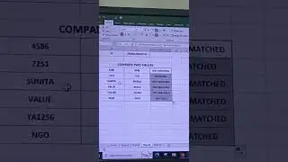 100 Excel Tricks Series 97/100, HOW TO COMPARE 2 VALUES IN EXCEL