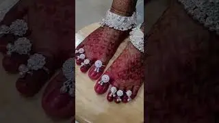 Bridal silver set #ornaments #silver #silverfashion #jewelry #silverstyle #silverset #bangles #payal