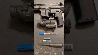 Установка прицела Trijicon ACOG 4x (светодиод TA02) #optic