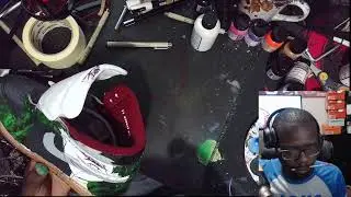 Custom Jordan 1- Cyborg and Beast Boy Pt 1  #blackpanther #JJk #Gojoxyn