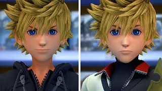 Roxas против Ventus (приветствие Kingdom Hearts Data)