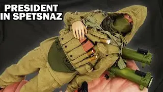 Russian army spetsnaz GRU with the face of Vladimir Putin - 1/6 scale action figure