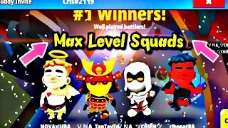BATTLELANDS ROYALE SEASON 11 MAX LEVEL SQUADS GAMEPLAY
