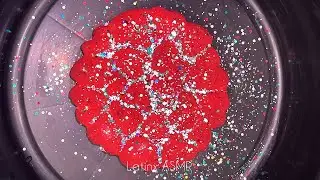 RED CHALK WITH GLITTER | GYM CHALK ASMR