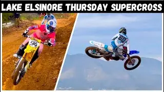 Raw SX Laps at Lake Elsinore with Roczen, Anderson, Yoder, Vohland, Weltin, Kelley, Miller & Myers