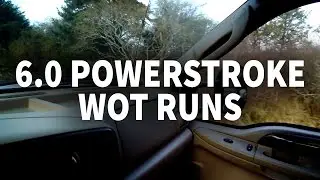 6.0 Powerstroke WOT runs (straight pipe)
