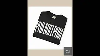 Philadelphia Comfort Colors T-Shirt (B&W)