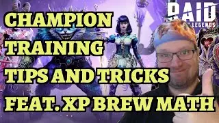 Champion Training Tournament Guide including XP Brew Math! RAID: Shadow Legends