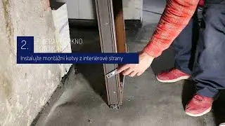 Montáž oken na kotvy. Nejsnazší a nejrychlejší montáž oken, přesto stejně pevně usazené okno.