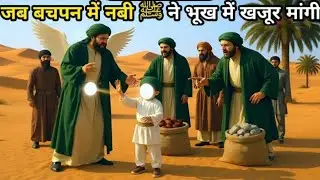 केसे हज़रत मोहम्मद को थप्पड़ मारने से खजूर Kaपत्थर बन गई |Hazrat MohammadBachpan Ka Waqia |..