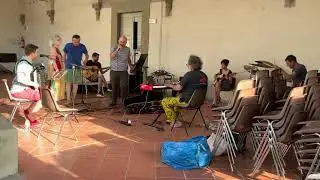 O cara moglie (Della Mea) per Adil Belakdim in prova al De Martino 19 giugno 2021
