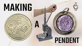 How to turn old Quarter Dollar into coin ring pendent