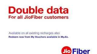 Jio double data offer for jio fiber 2020