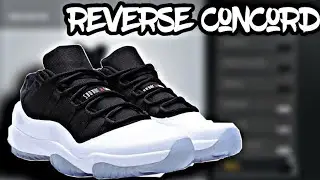 NBA 2K22 Shoe Creator: *NEW* Air Jordan 11s Low &ldquo;Reverse Concord&rdquo;