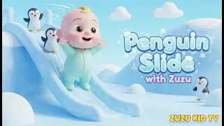 Penguin Slide with Zuzu &ndash; Fun Animal Nursery Rhyme, Toddler Learning, and Playtime