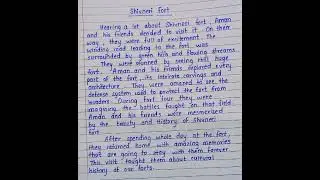 Story Writing | Shivneri Fort | #ssc2023maharashtraboard #storywriting